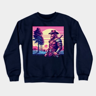 Viking Cowboy V1 - 8-bit Crewneck Sweatshirt